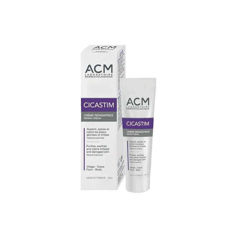 ACM CICASTIM CRÈME RÉPARATRICE APAISANTE VISAGE ET CORPS 20 ML