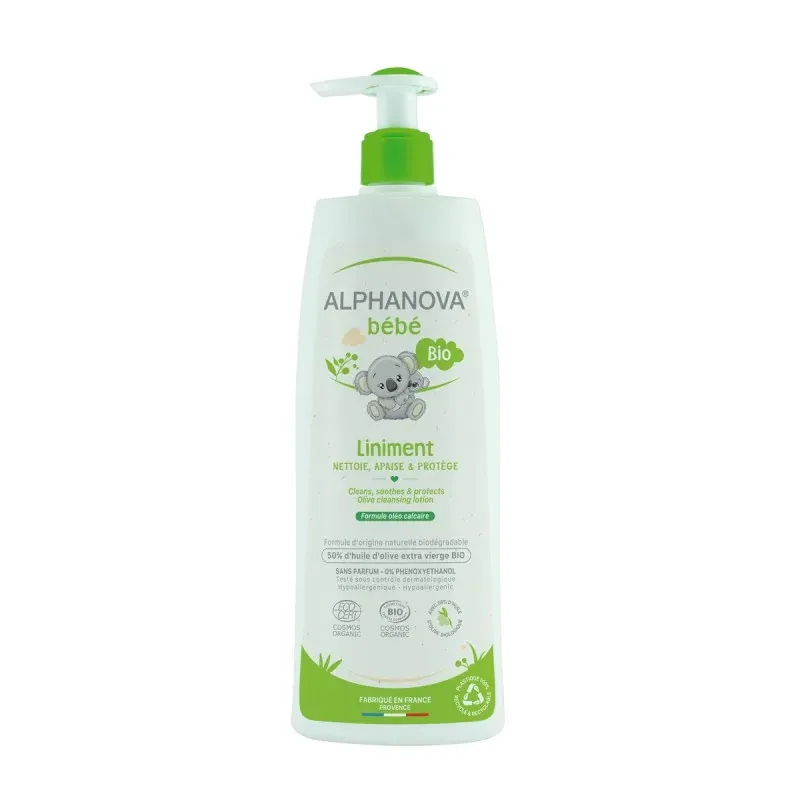 ALPHANOVA LINIMENT BÉBÉ BIO OLÉO-CALCAIRE 500ml