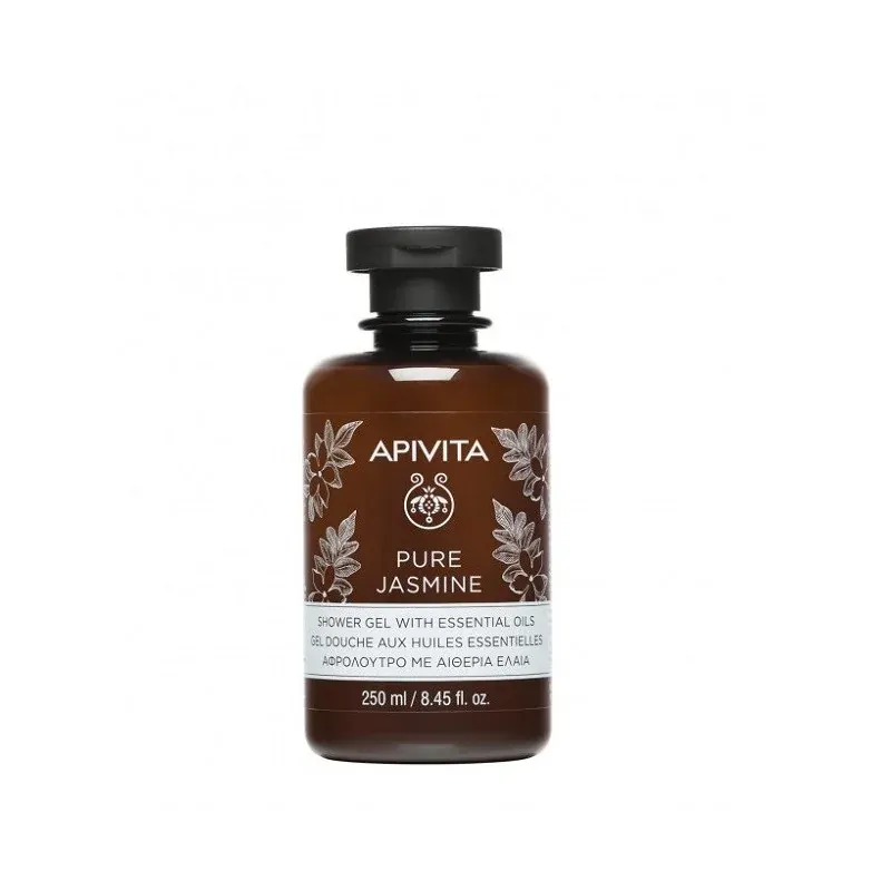 Apivita PURE JASMINE Gel Douche aux Huiles Essentielles 250ml