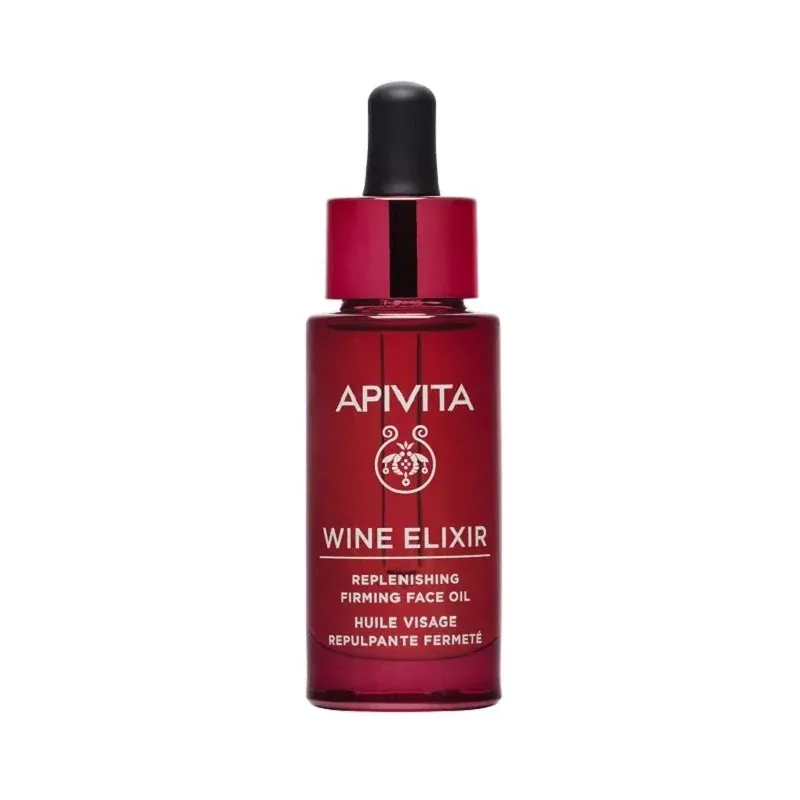 Apivita Wine Elixir Huile visage Repulpante 30ml