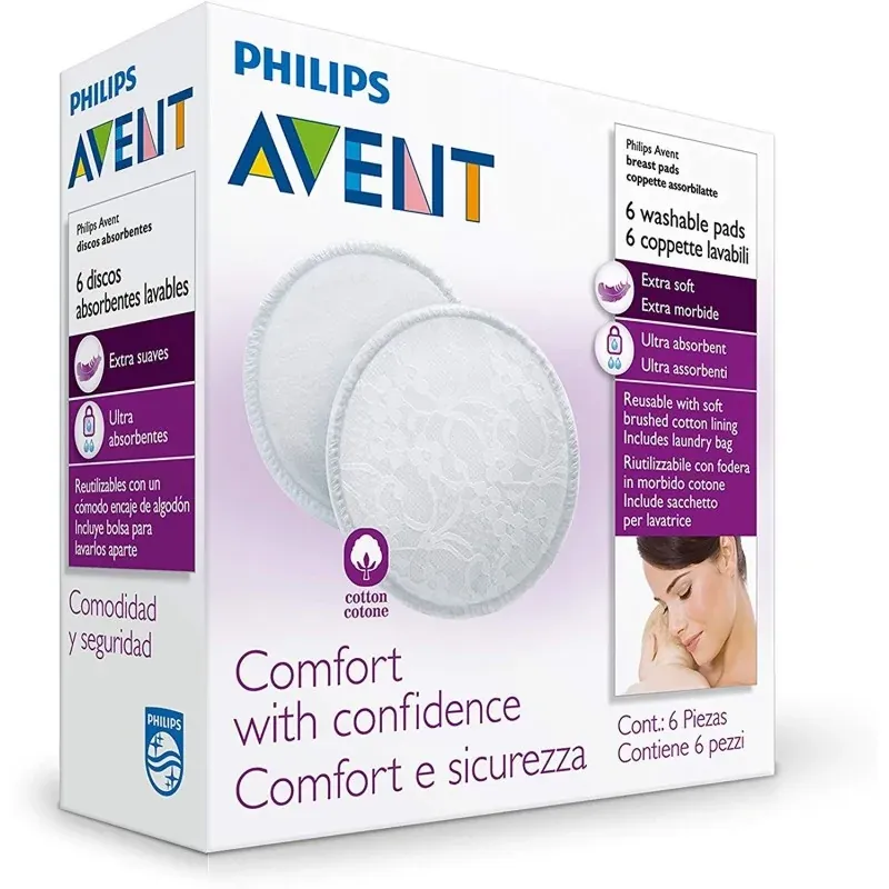 AVENT COUSSINETS LAVABLES 3 PAIRES