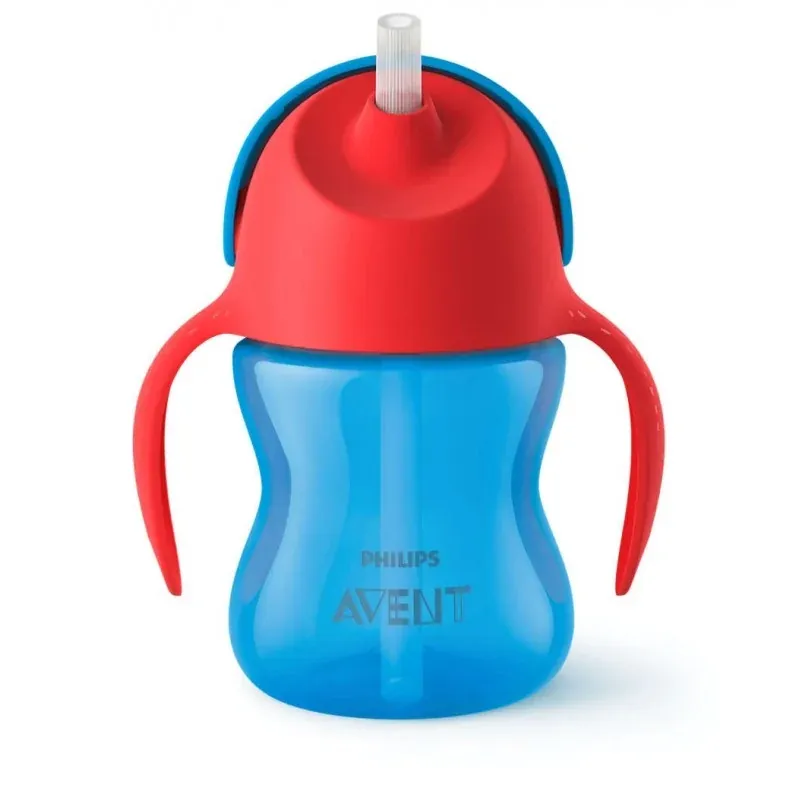 AVENT TASSES A PAILLE 200 ML / 7OZ 9M+ BLEU - SCF796/01