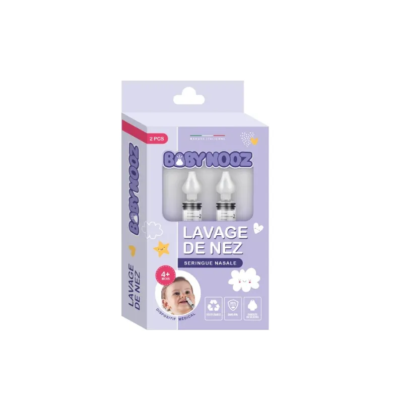 Baby Nooz Seringue Nasale mouche bébé 2pcs