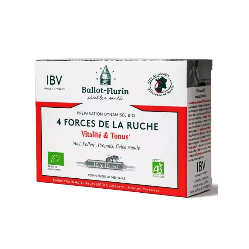 BALLOT-FLURIN PREPARATION DYNAMISEE 4 FORCES RUCHES 100ML