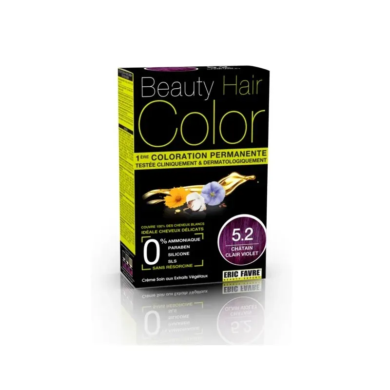 BEAUTY HAIR COLOR Châtain Clair Violet 5.2 - 160ml