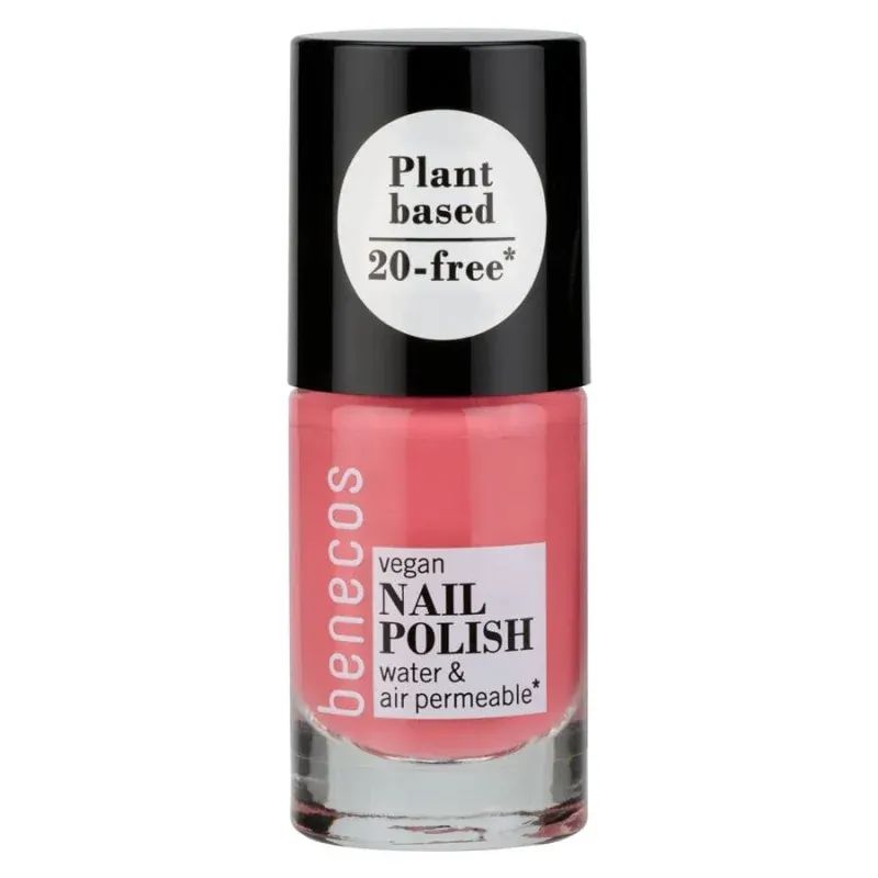 BENECOS NAIL POLISH - PEACH SORBET PERMÉABLE À L'EAU ET À L'OXYGÈNE - 5ML