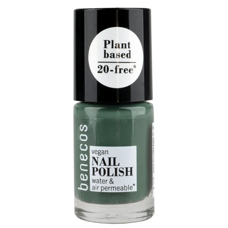 BENECOS NAIL POLISH - SAGE GREEN - PERMÉABLE À L'EAU ET À L'OXYGÈNE 5ML