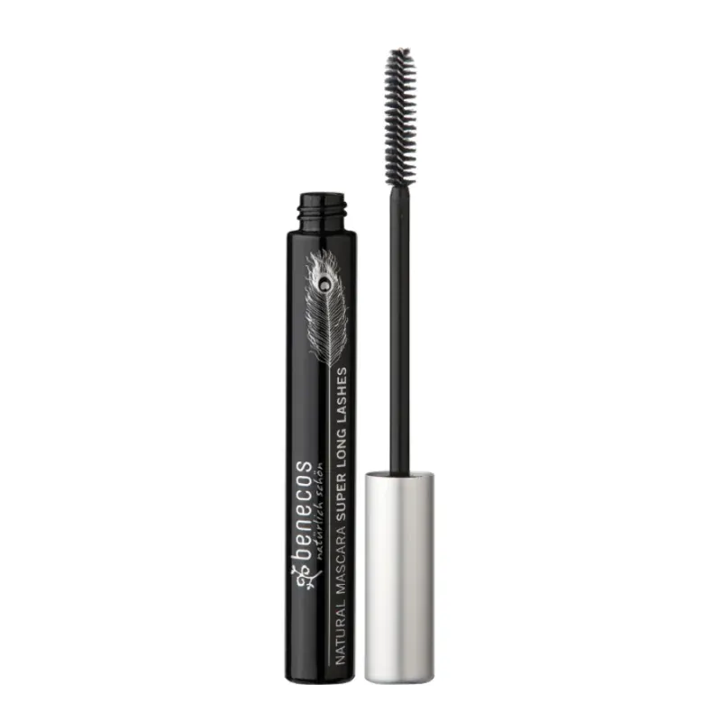 BENECOS NATURAL MASCARA SUPER LONG LASHES - CARBON BLACK 8ML