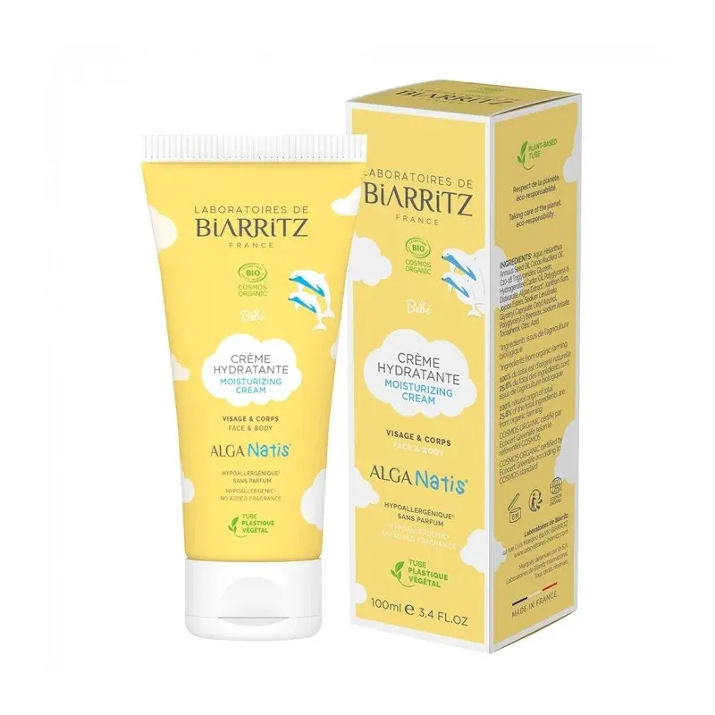 BIARRITZ ALGA NATIS CRÈME HYDRATANTE CERTIFIÉE BIO 100ml