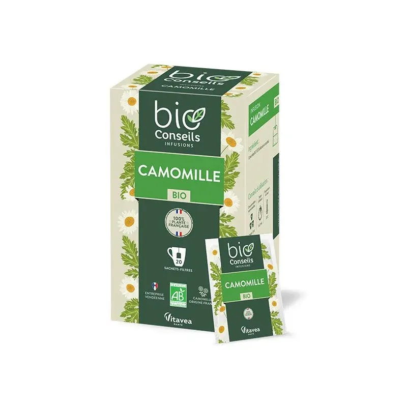 Bio Conseils Infusion camomille Bio 20 sachets