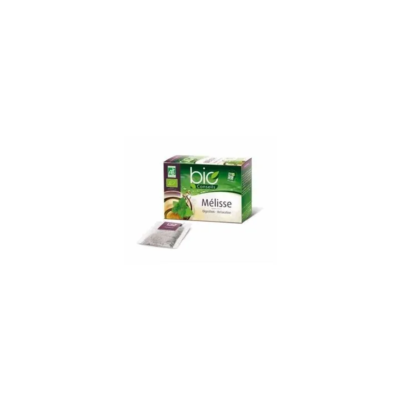 BIO CONSEILS INFUSION MELISSE 20 SACHETS FORME ET VITALITE