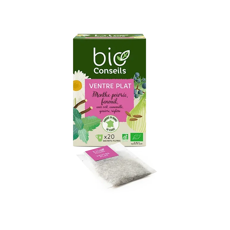 BIO CONSEILS TISANE BIO - INFUSION VENTRE PLAT