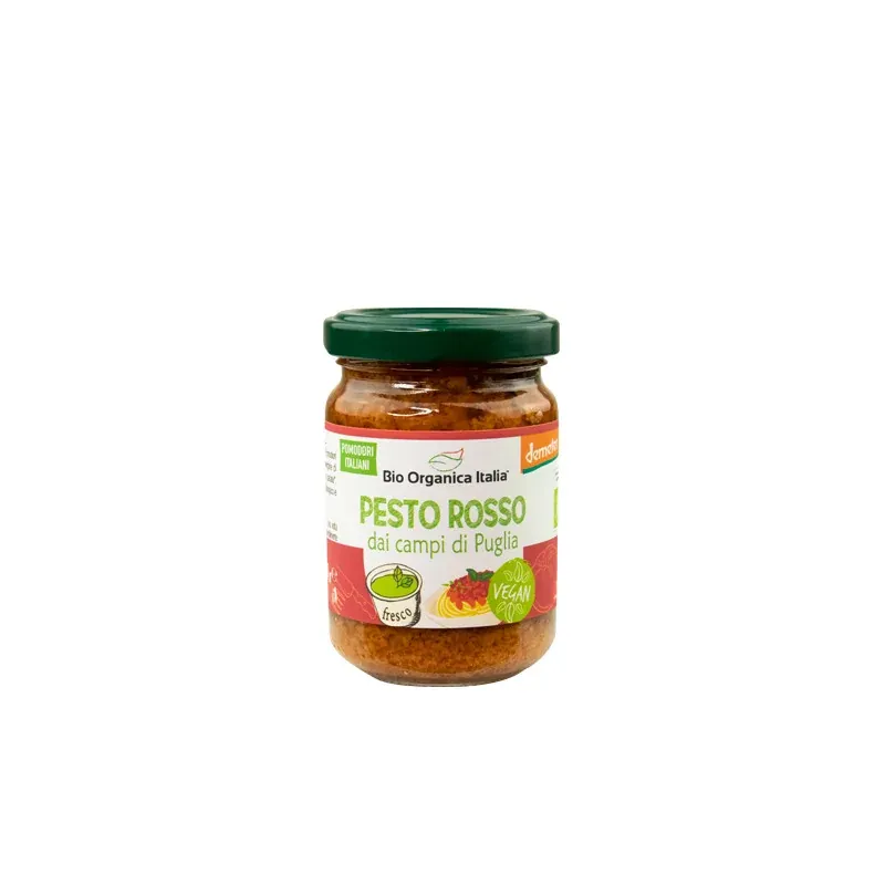 BIO ORGANICA PESTO ROSSO VEGAN DEMETER 140G