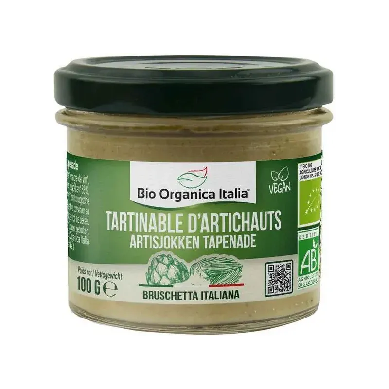 BIO ORGANICA TARTINABLE D'ARTICHAUT 140G