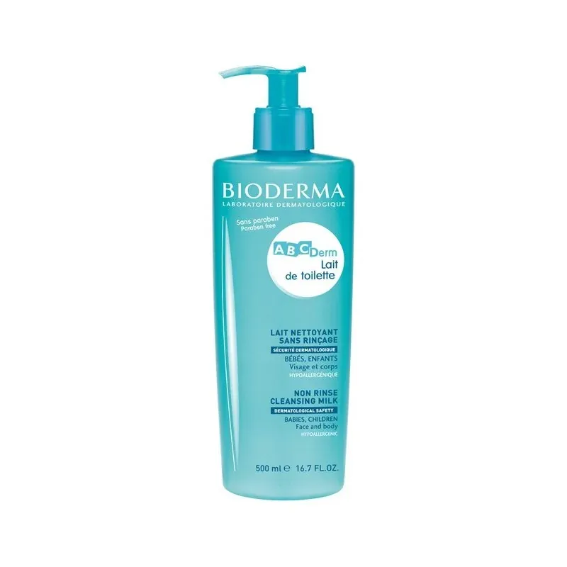 BIODERMA ABCDERM LAIT DE TOILETTE SANS RINÇAGE 500 ML