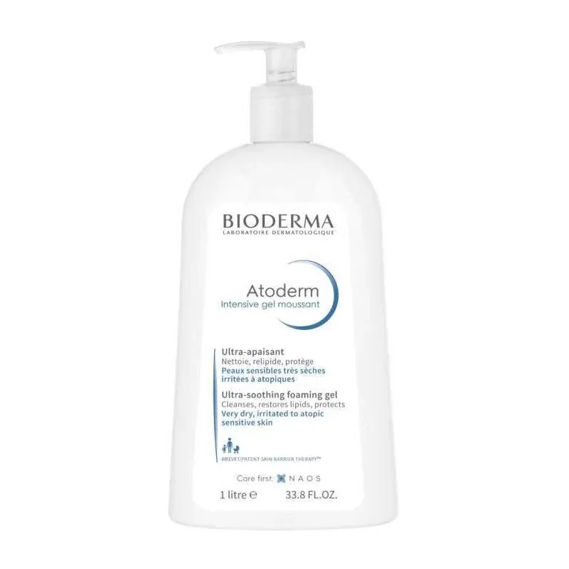 BIODERMA ATODERM INTENSIVE GEL MOUSSANT 1 LITRE