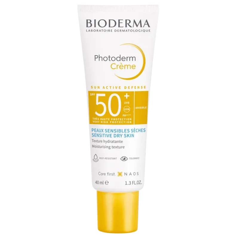 BIODERMA PHOTODERM SUN ACTIVE DEFENCE CREME SOLAIRE SPF 50 + INVISIBLE
