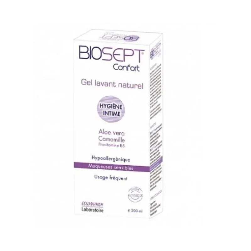 BIOSEPT 7.5 GEL NETTOYANT TRAITANT EXTRA-DOUX À L’ALOE VERA 200 ML