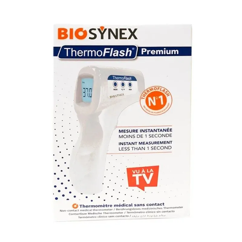 Biosynex Thermomètre sans contact Thermoflash Premium