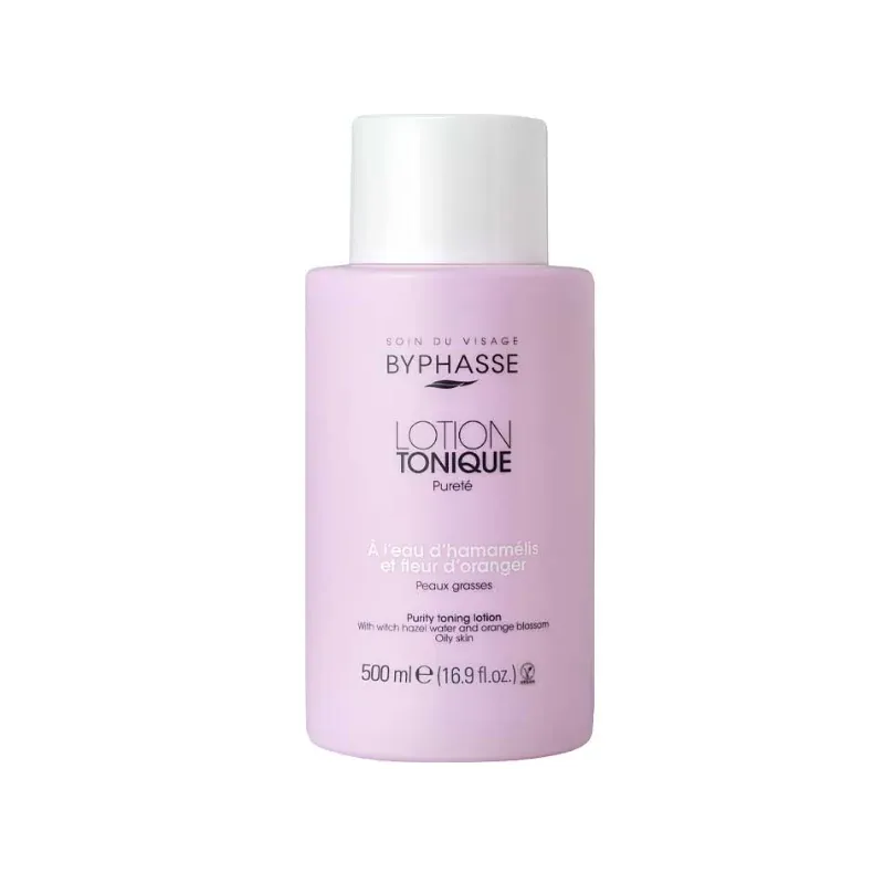 Byphasse - Lotion Tonique Pureté À L'eau D'hamamélis Et Fleur D'oranger - 500ml