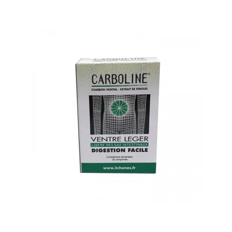 CARBOLINE VENTRE LEGER 30 COMPRIMÉS