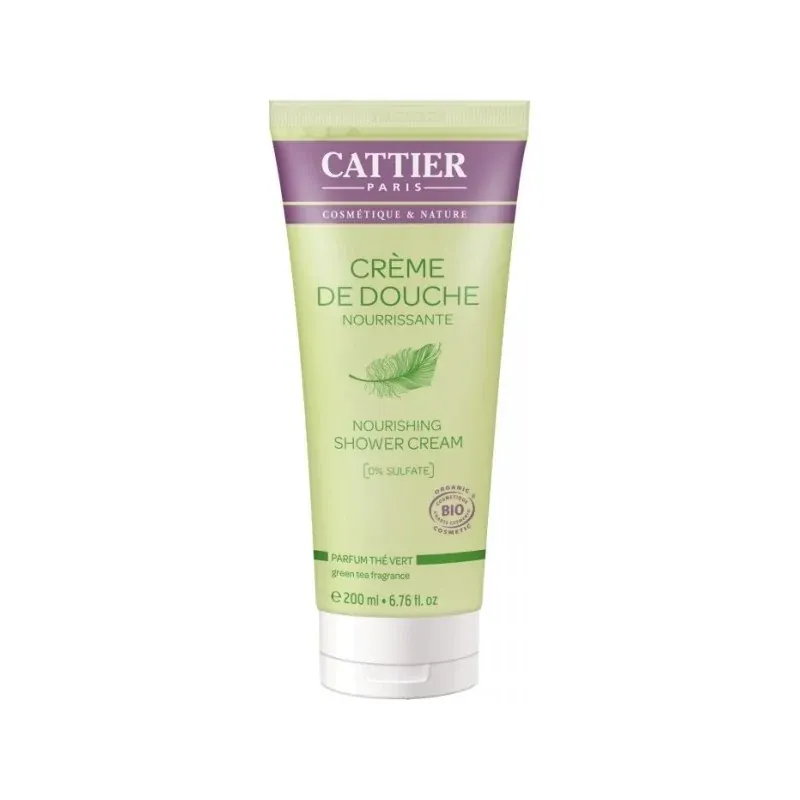 Cattier CREME DE DOUCHE NOURRISSANTE- parfum THE VERT 200ml