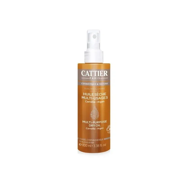 CATTIER Huile Sèche Multi-Usages - visage - corps - cheveux - 100 ml