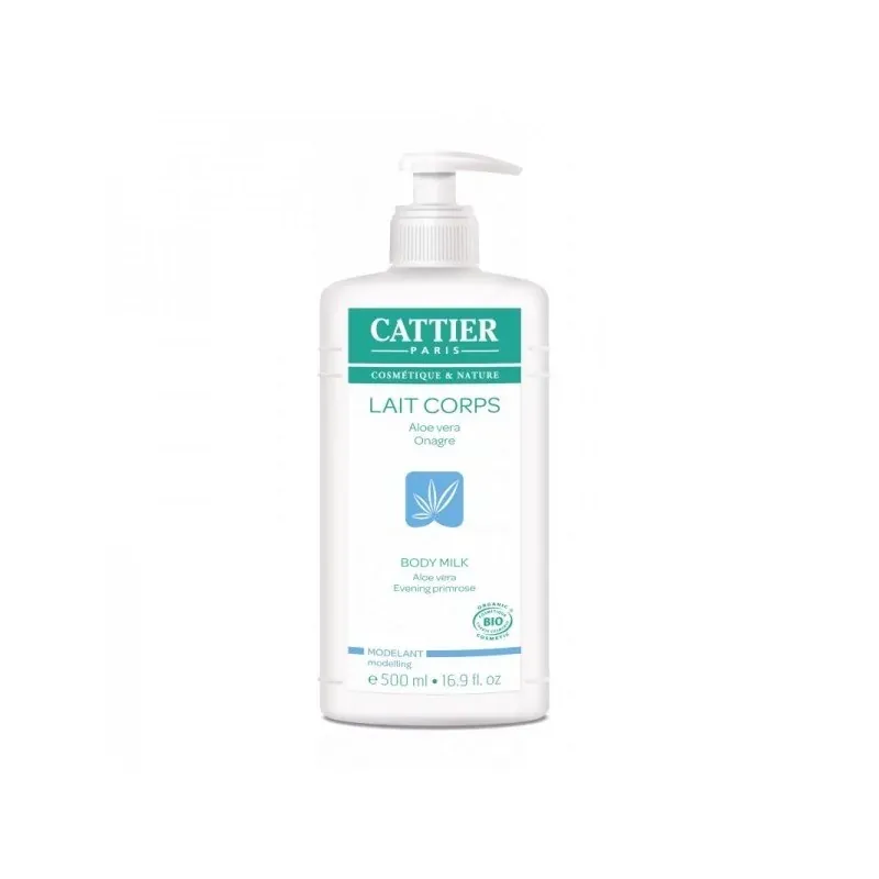 Cattier LAIT CORPS MODELANT ALOE VERA / ONAGRE - 500ml