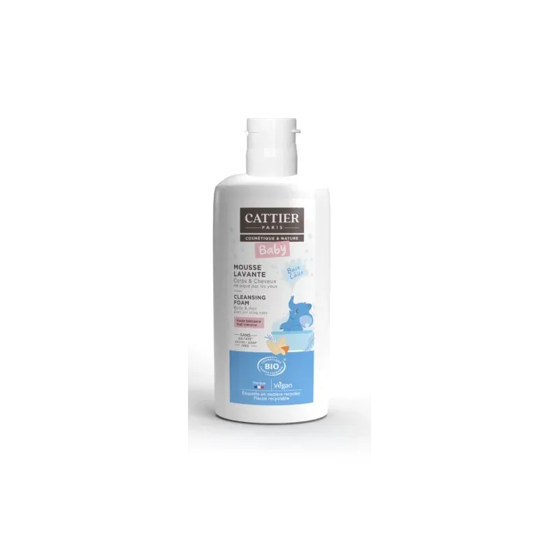 Cattier MOUSSE LAVANTE CHEVEUX / CORPS 150ml