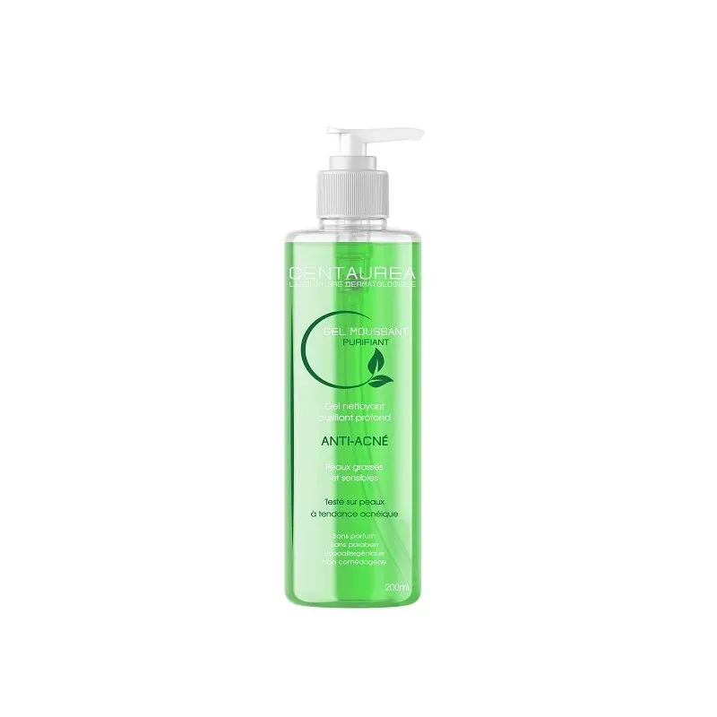 Centaurea Gel Moussant Purifiant Anti Acne 200ml