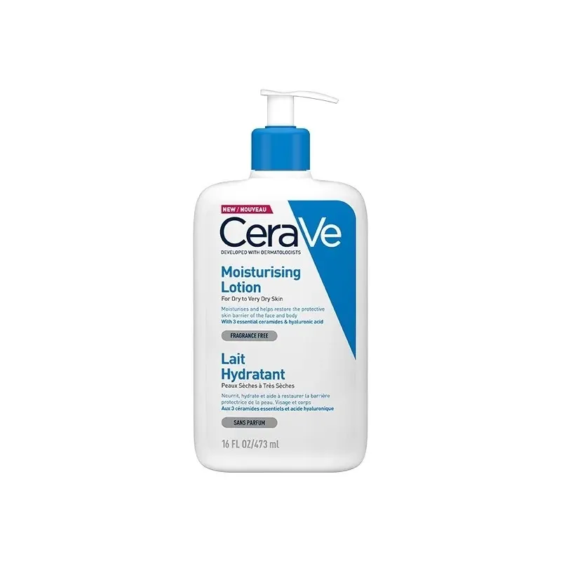 CERAVE LAIT HYDRATANT PEAUX SÈCHES A TRÈS SÈCHES 473ML