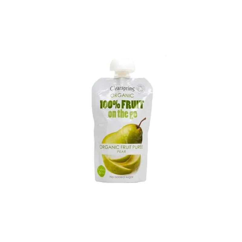 CLEARSPRING PUREE DE FRUITS POIRE 120G