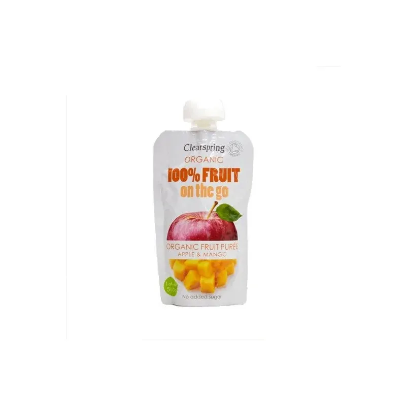 CLEARSPRING PUREE DE FRUITS POMME MANGUE 120G