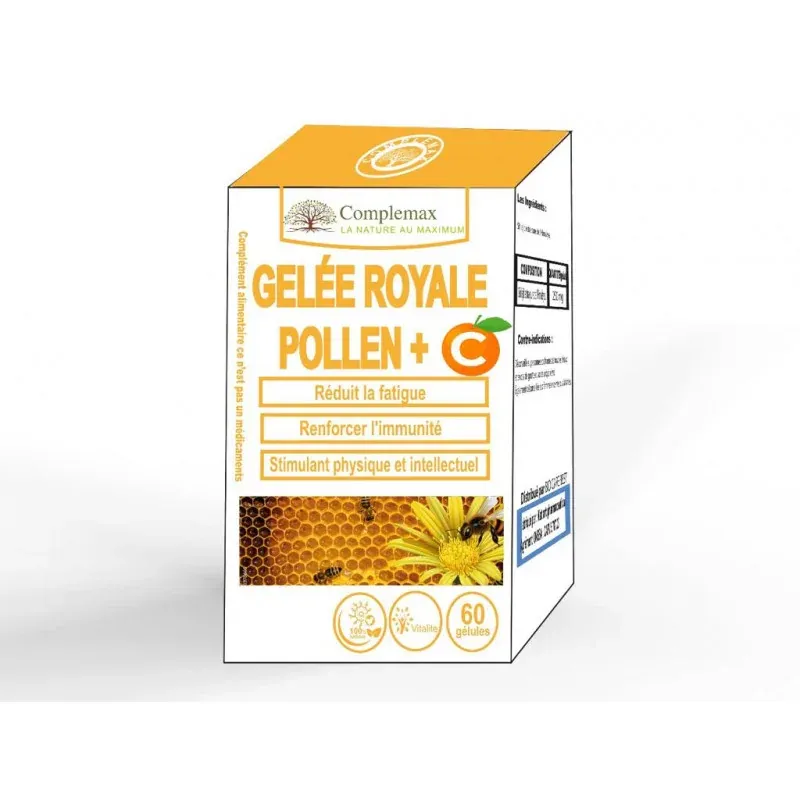 Complemax Gelee Royal Pollen + C 60 gelules