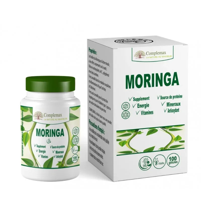 Complemax Moringa 400mg 100 gelules