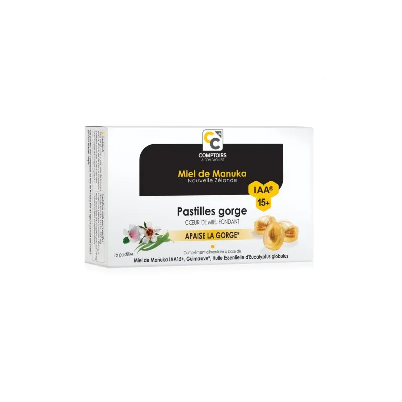 Comptoirs & Compagnie Pastille Cœur Fondant de Miel Manuka IAA15+