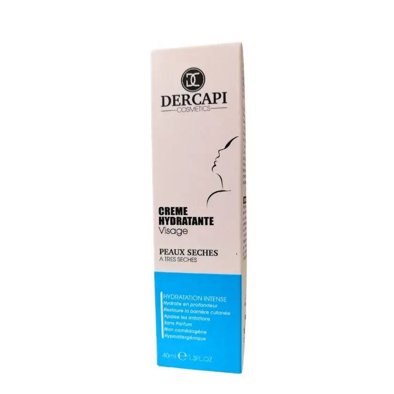 Dercapi Creme Hydratante Peaux Seches 40ml