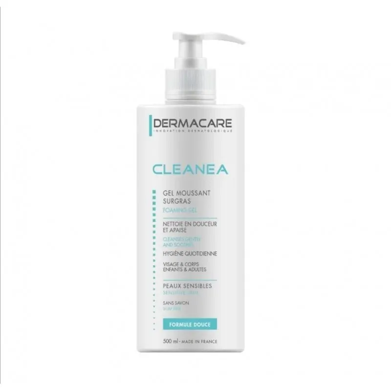 DERMACARE CLEANEA GEL MOUSSANT SURGRAS 500ML                                          