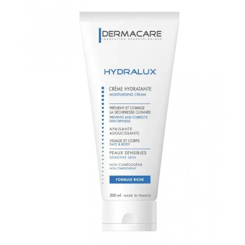 DERMACARE HYDRALUX CRÈME HYDRATANTE FORMULE RICHE 200ML