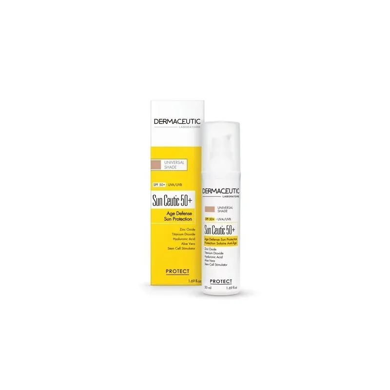 DERMACEUTIC SUN CEUTIC 50+CRÈME SOLAIRE TEINTÉE AGE DÉFENSE 50ML