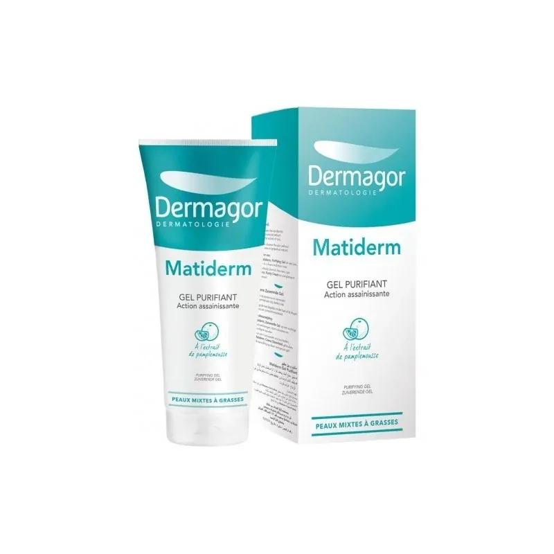 DERMAGOR MATIDERM GEL PURIFIANT 200 ML                                                