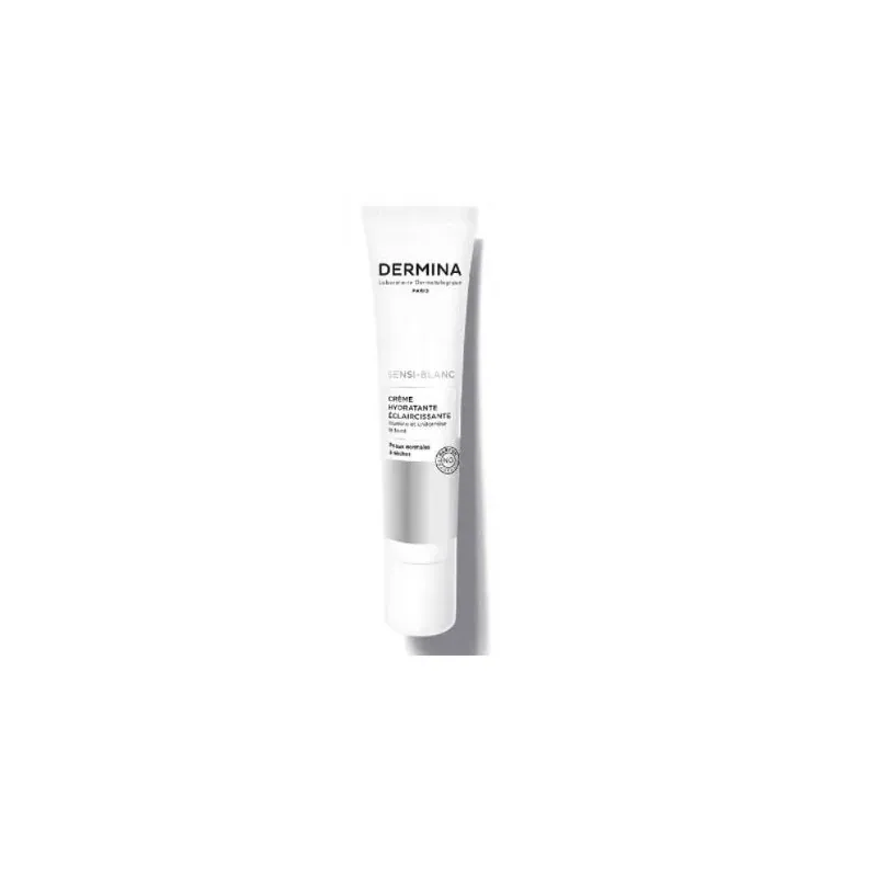 DERMINA SENSI-BLANC CREME HYDRATANTE ECLAIRCISSANTE PEAUX NORMALES A SECHES 40ML