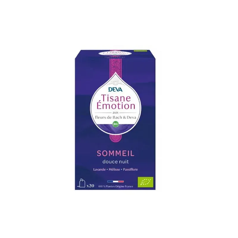 DEVA Tisane Emotion Sommeil Douce Nuit 20 Sachets