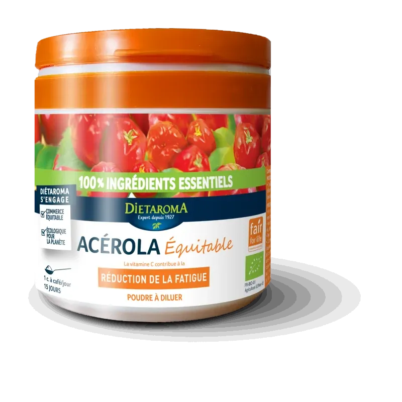 DIETAROMA ACEROLA POUDRE BIO ET EQUITABLE 50g