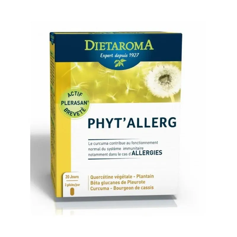 DIETAROMA PHYTALLERG 40 GELULES
