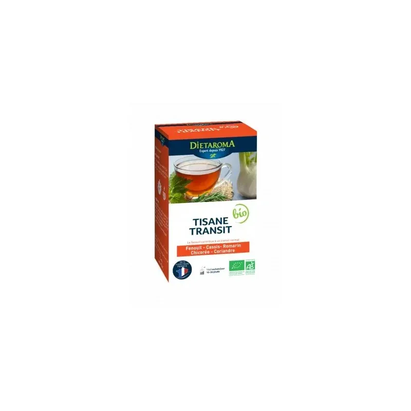 DIETAROMA Tisane transit bio 20 sachets