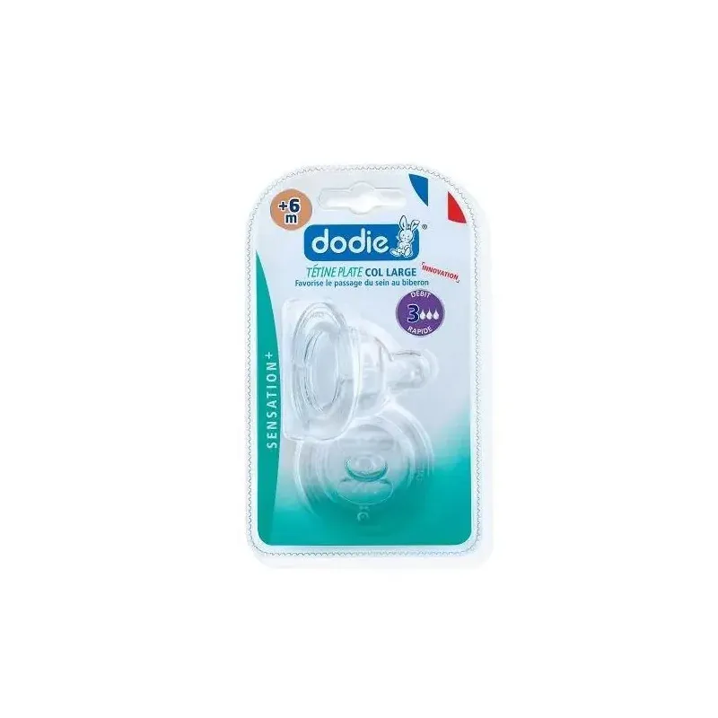 DODIE TETINE PLATE SENSATION+ ANTI COLIQUE D3 +6M X2