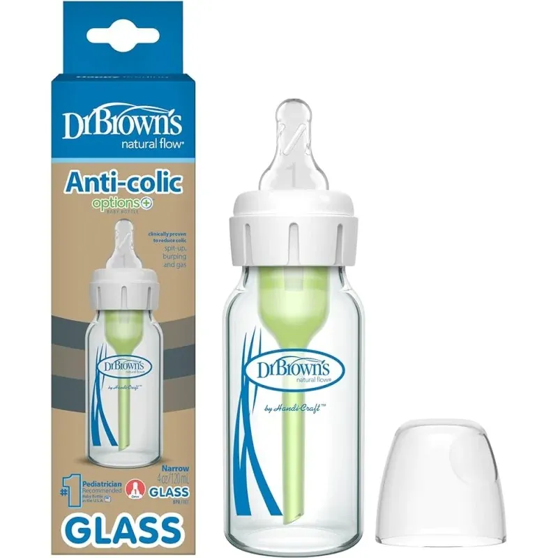 Dr Brown’s Biberon Cole Etroit En Verre 120ml SB41001