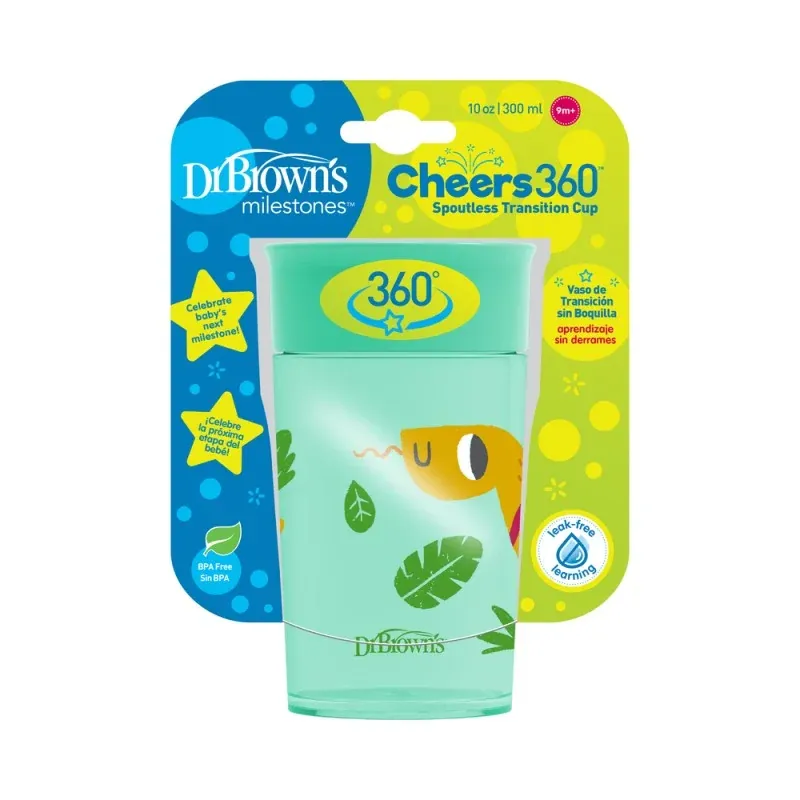 Dr Brown’s Cheers 360° cup vert 300 ml