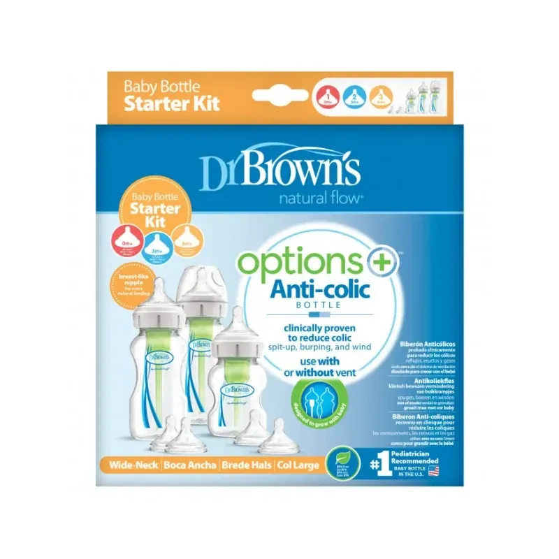 DR BROWNS KIT DE DEMARAGE OPTIONS+ ANTI COLIC